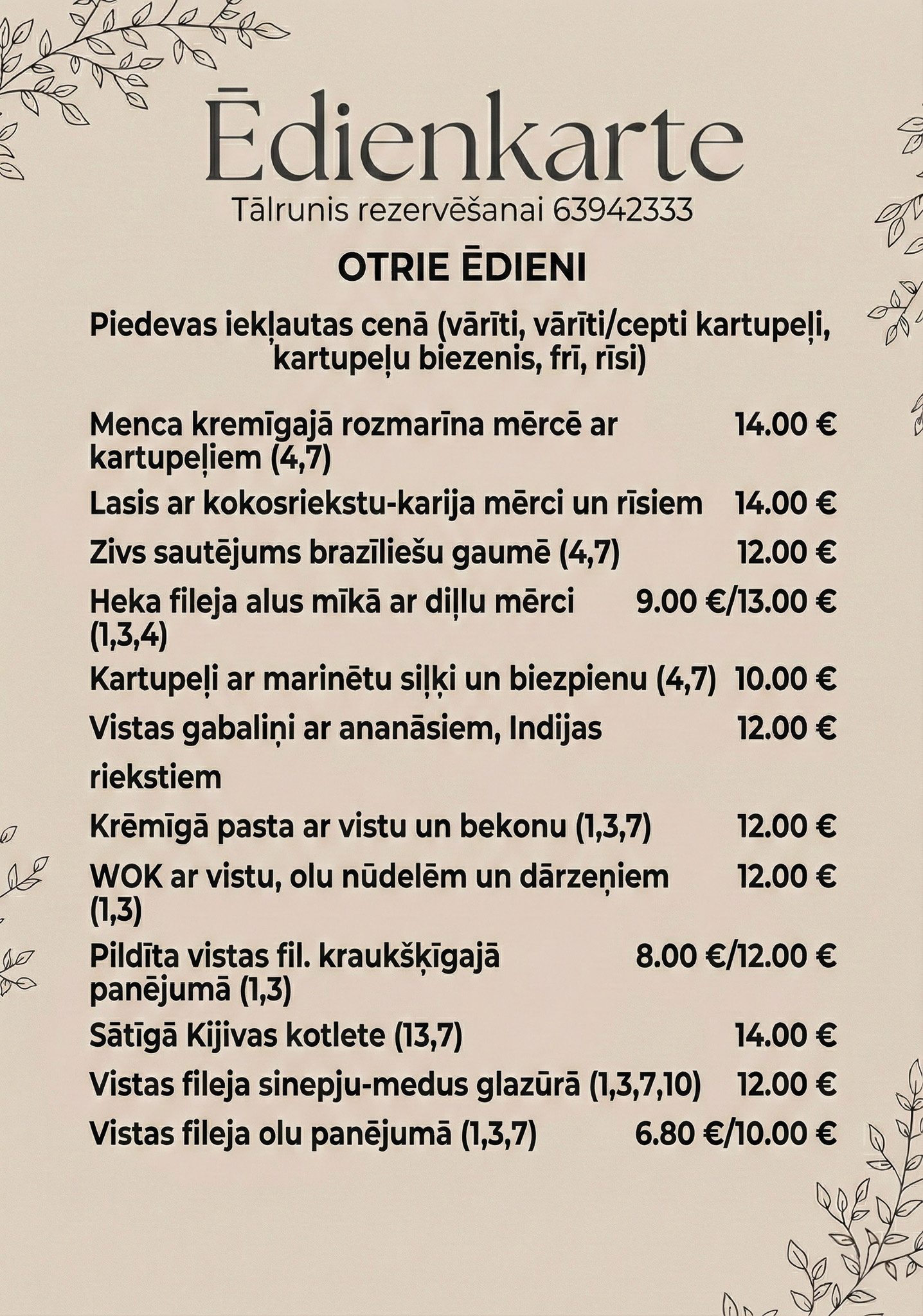 Ēdienkarte 3